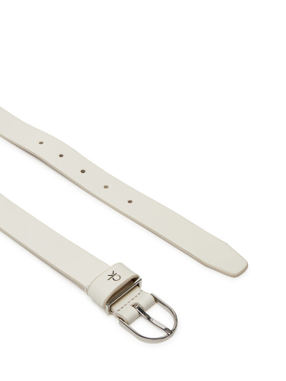 Calvin Klein Ženski remen Calvin Klein Ck Metal Loop Round Buckle 2.5 K60K613147 Bijela