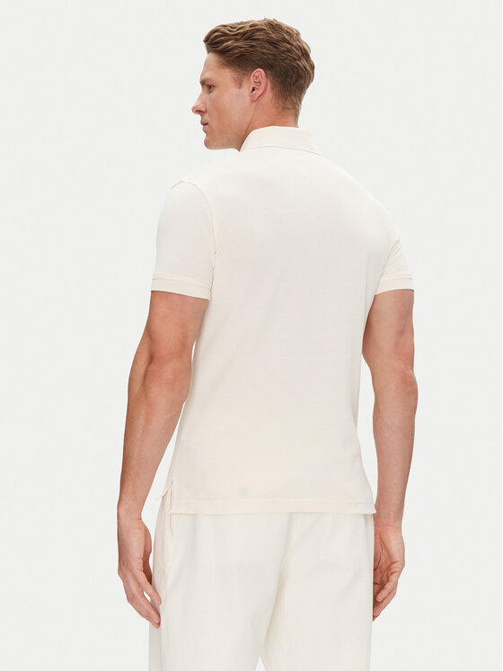 Tommy Hilfiger Tommy Hilfiger Polo 1985 MW0MW17771 Bež Slim Fit