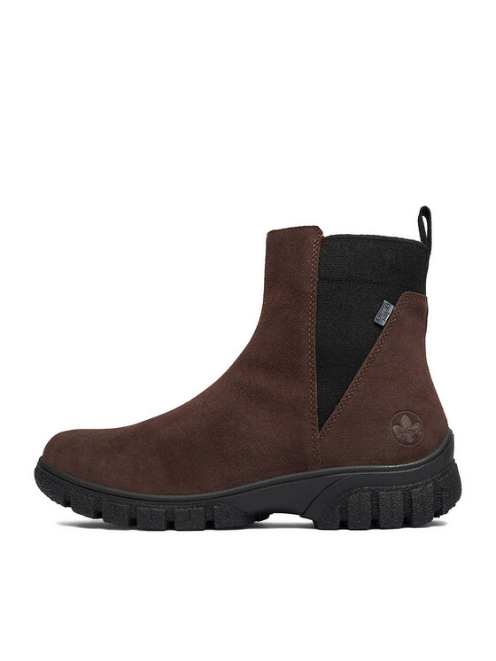 Rieker Botine Rieker CEO-Z7269-25 Maro închis