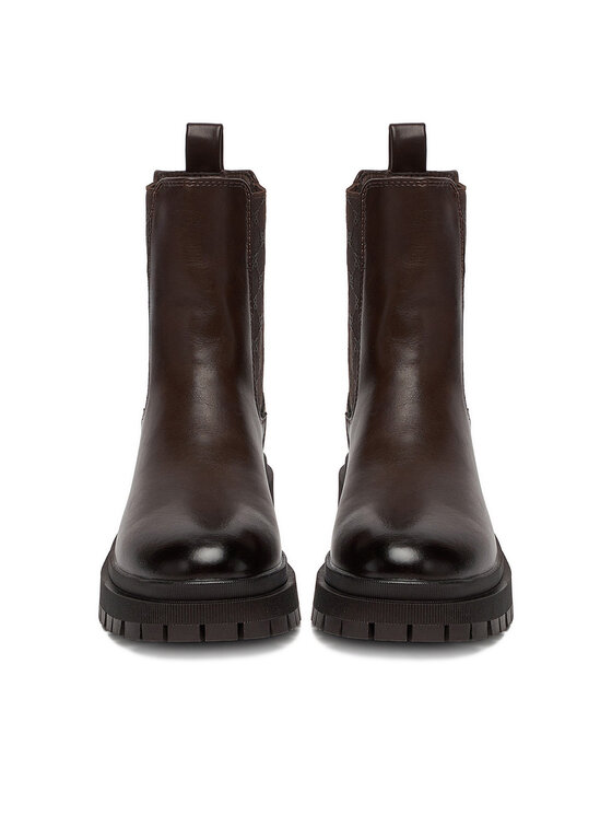 Nine West Členková obuv s elastickým prvkom Nine West CEO-BASIMA-01 Hnedá