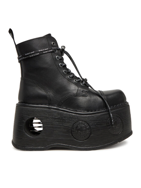NEW ROCK Черевики NEW ROCK M-MILI083CCT-C18 Чорний