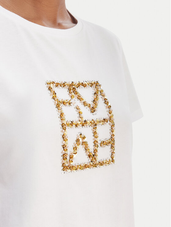 Marella Marella Camiseta Emme by Marella Tema 2615971031 Blanco Regular Fit