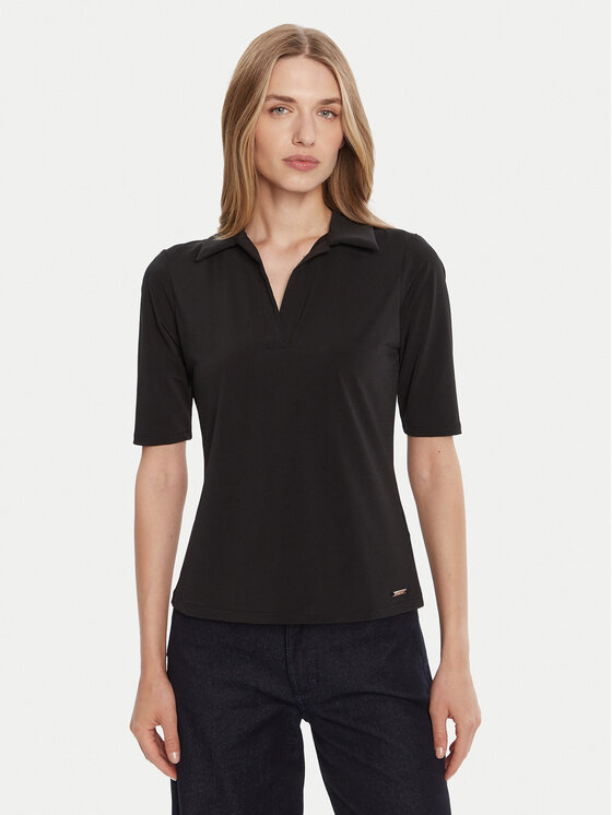Calvin Klein Calvin Klein Polo majica LV044C221G Črna Slim Fit