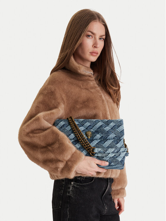 Geantă Kurt Geiger Large Kensington Soft 9796588669 Bleumarin