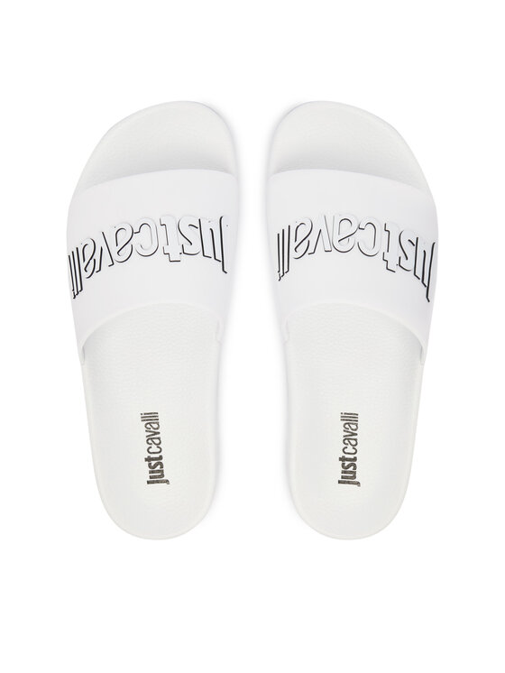 Just Cavalli Шльопанці Just Cavalli 80RA3SZ1 ZSE50 Білий