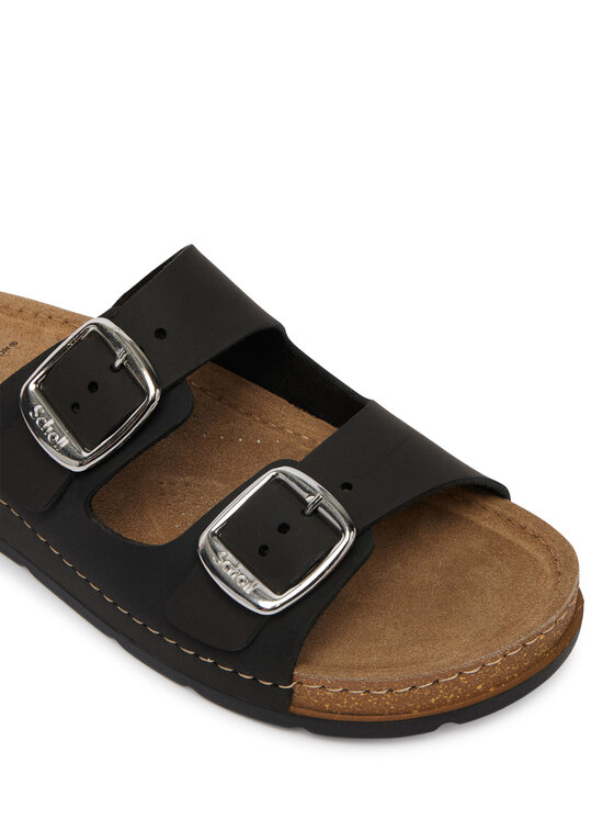 Scholl Шльопанці Scholl Bora 2 Buckles MF00751 Чорний