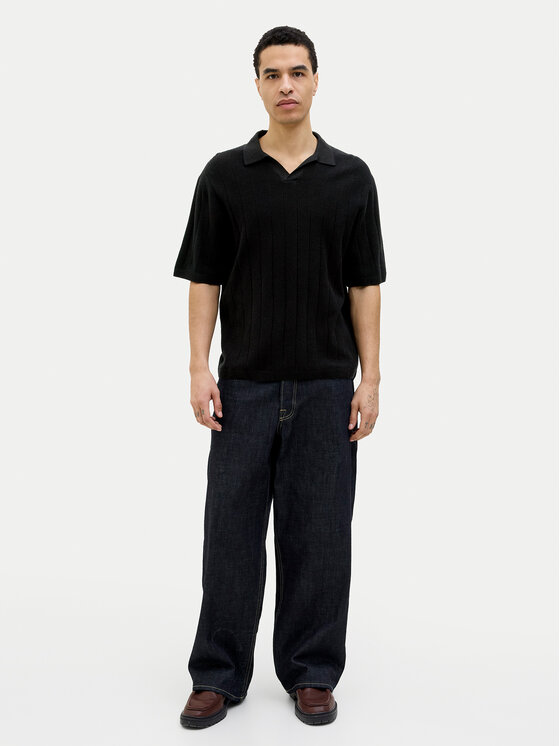 Jack & Jones Jack & Jones Поло Varenna 12272578 Чорний Relaxed Fit