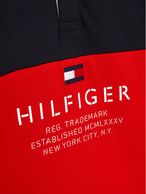 Tommy Hilfiger Tommy Hilfiger Polo majica KB0KB08155 Mornarsko modra Regular Fit