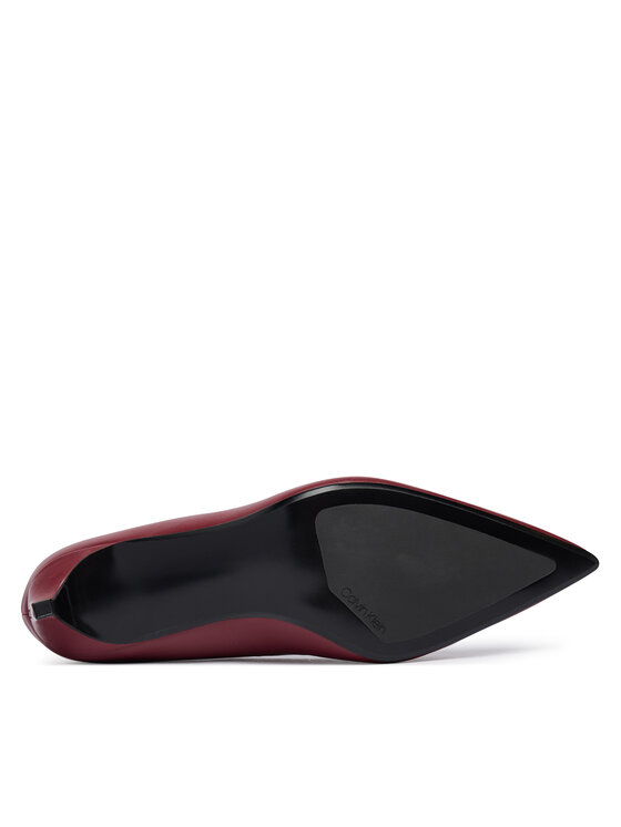 Calvin Klein Tacón de aguja Calvin Klein Ess Stiletto 70 HW0HW02607 Guinda/burdeos