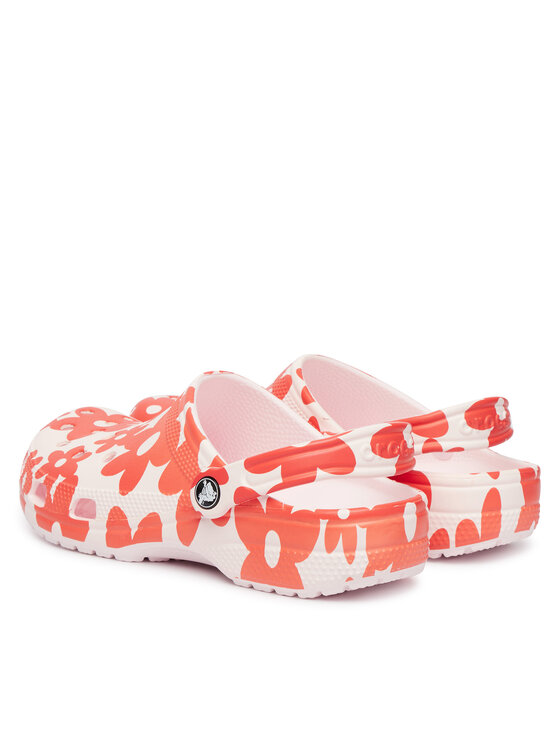 Crocs Чехли Crocs Classic Pop Petals Clog 214090 Розов
