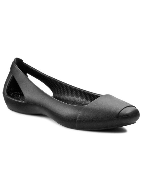 Crocs Μπαλαρίνες Crocs Sienna Flat W 202811 Μαύρο
