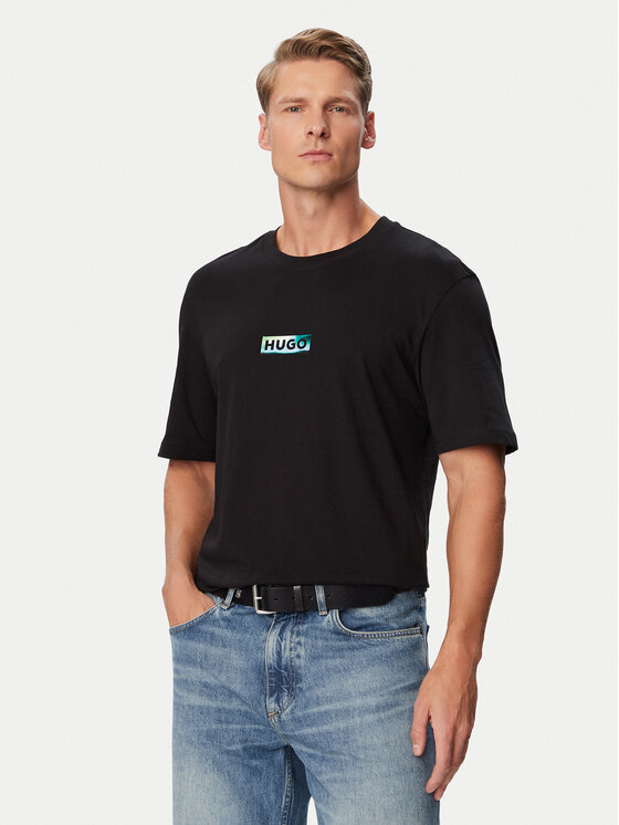 HUGO HUGO Camiseta 50570323 Negro Regular Fit