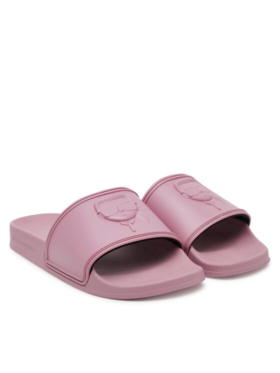 KARL LAGERFELD Шльопанці KARL LAGERFELD Kondo 2.0 KL80919M Рожевий