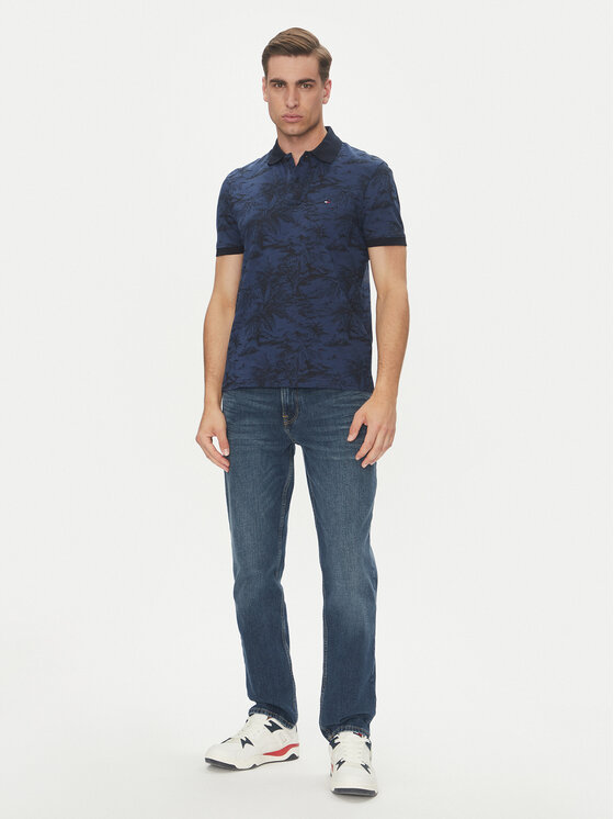 Tommy Hilfiger Tommy Hilfiger Polo MW0MW38475 Tamnoplava Regular Fit