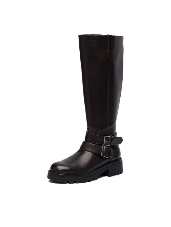 JENNY Μπότες JENNY CEO-WS8503-05 Σκούρο καφέ