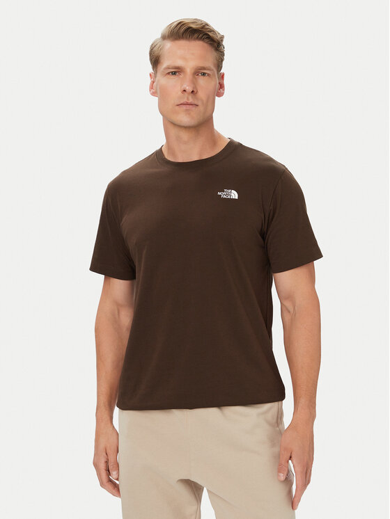 The North Face The North Face Camiseta Evolution Simple Dome NF0A8CZ2 Marrón oscuro Regular Fit