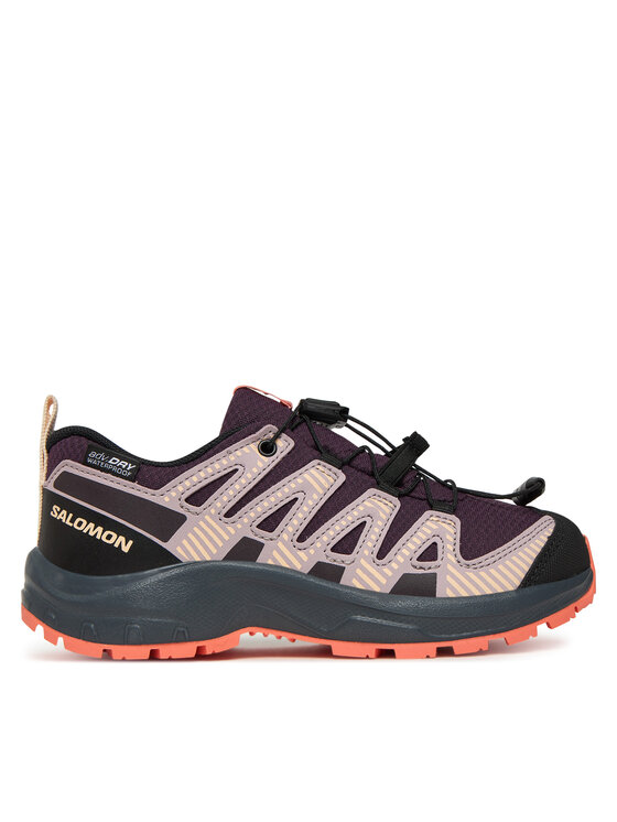Salomon Trekingová obuv Salomon Xa Pro V8 Waterproof L47857100 Fialová