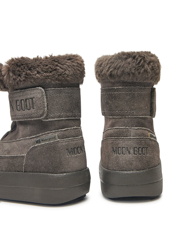 Moon Boot Stivali da neve Moon Boot Junior Park Dtrap Boot Suede 80D3440040 Grigio