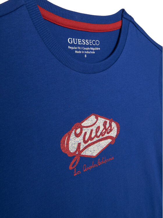 Guess Guess Camiseta L6RI02 K8HM4 Azul Regular Fit
