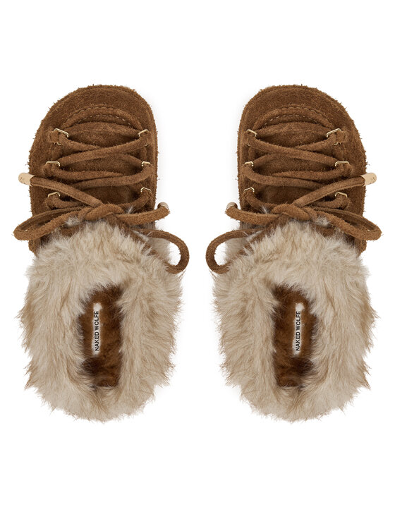 Naked Wolfe Snehule Naked Wolfe HARLOW Hnedá