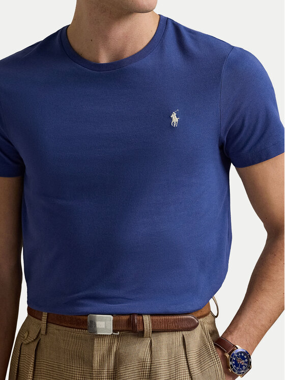 Polo Ralph Lauren Polo Ralph Lauren Póló 710671438427 Kék Custom Slim Fit