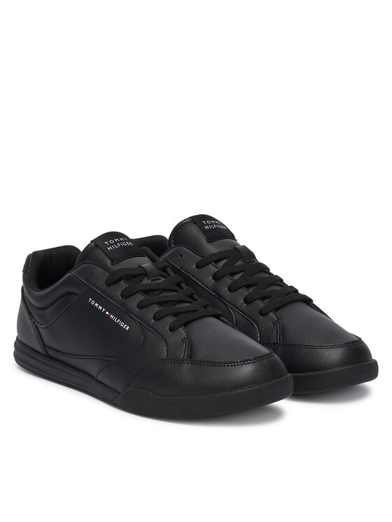 Tommy Hilfiger Sneakers Tommy Hilfiger Low Pro Cupsole Perf Leather FM0FM05944 Nero