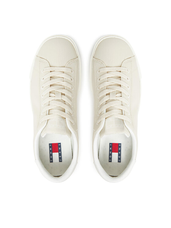 Tommy Jeans Sportcipők Tommy Jeans Tjw Flatform Sneaker EN0EN02819 Bézs
