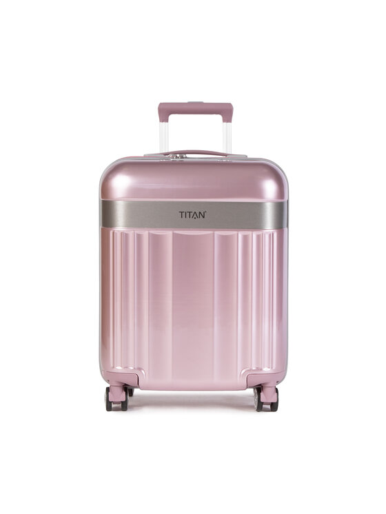 Titan Самолетен куфар за ръчен багаж Titan Spotlight Flash 831406-12 Розов