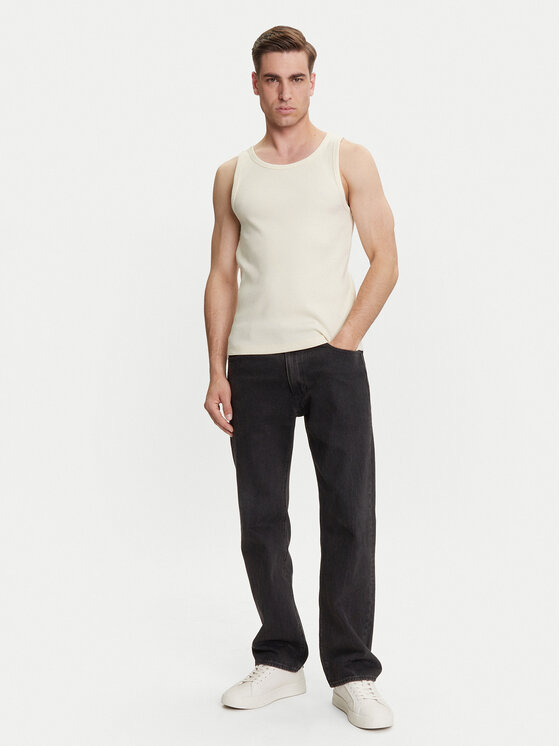 Only & Sons Only & Sons Майка Tanner 22030217 Écru Regular Fit