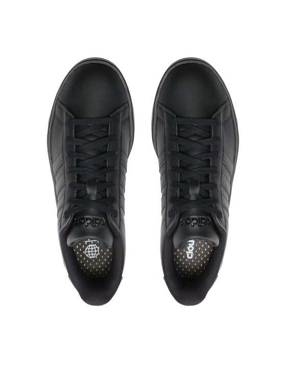 adidas Сникърси adidas Grand Court Cloudfoam GW9198 Черен