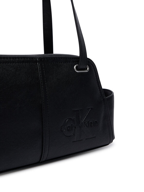 Calvin Klein Táska Calvin Klein Pockets Monologo Shoulder Bag LV04F3688G Fekete