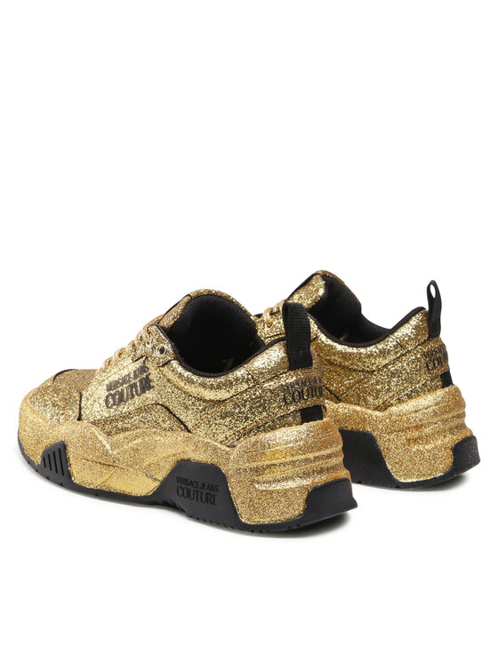 Versace Jeans Couture Sneakersy Versace Jeans Couture 72VA3SF4 Złoty