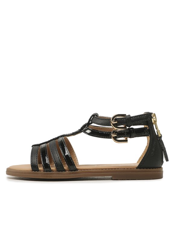 Geox Sandale Geox J Sandal Karly Girl J7235D05402C9999 S Negru
