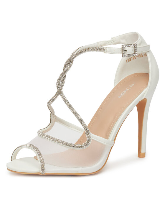 DeeZee Sandály DeeZee F89725-105 Bílá