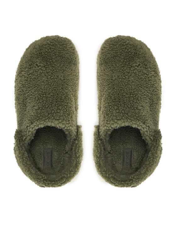 Crocs Тапочки Crocs Classic Cozzzy Slipper 209386 Зелений