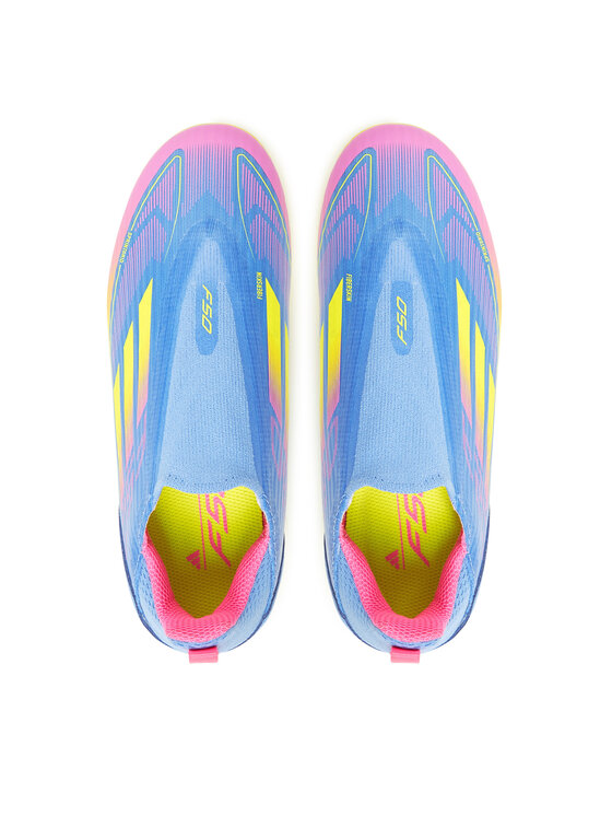 adidas Взуття для футболу adidas F50 League Laceless Firm/Multi-Ground IE3742 Cиній