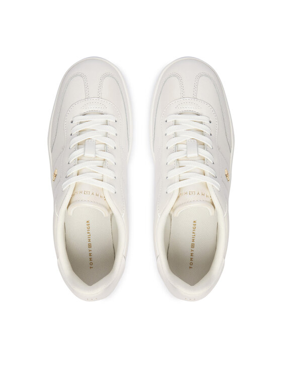 Tommy Hilfiger Сникърси Tommy Hilfiger Th Heritage Shiny Sneaker FW0FW09179 Бял
