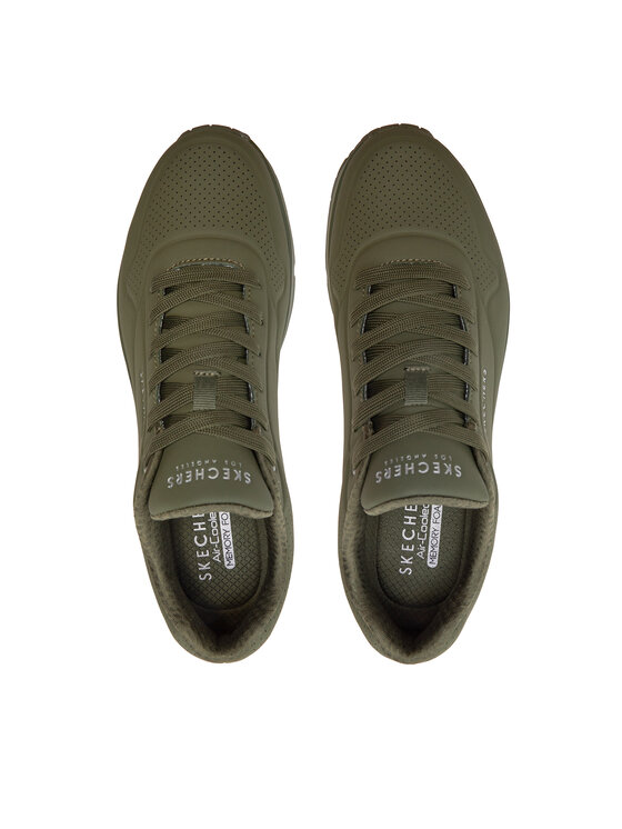 Skechers Снікерcи Skechers Uno - Stand On Air 52458/DKGR Зелений
