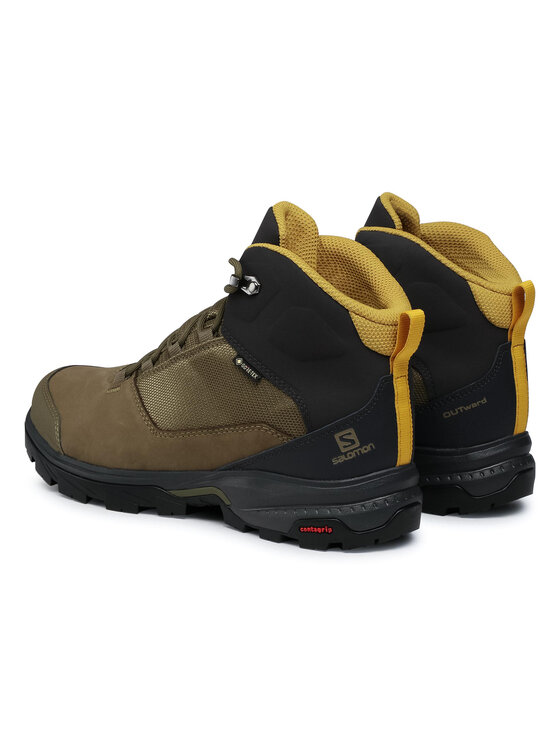 Salomon Bakancs Salomon Outward Gtx GORE-TEX 409584 27 V0 Zöld