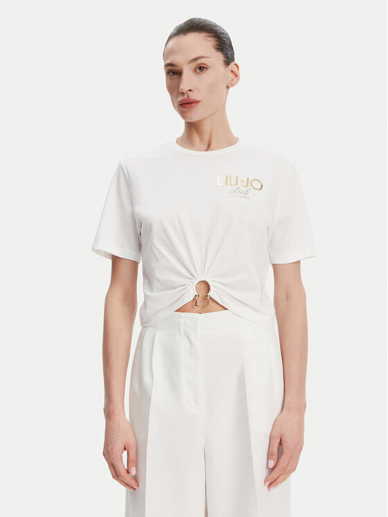 Liu Jo Liu Jo Футболка WA5139 JS923 Білий Regular Fit
