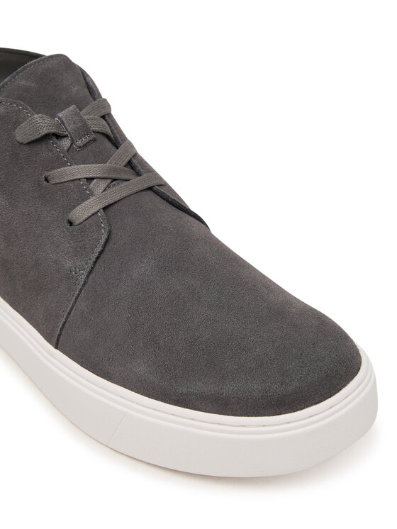 Calvin Klein Зимни обувки Calvin Klein Hybrid Clean Mid Lace Up Su HM0HM02254 Сив