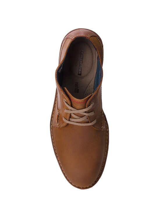 Clarks Poltopánky Clarks Vargo Plain 261366767 Hnedá