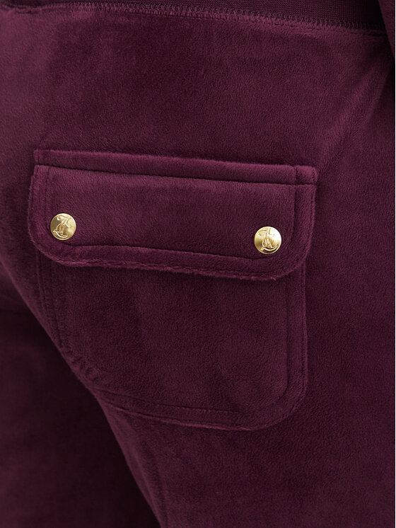 Juicy Couture Juicy Couture Pantaloni da tuta Layla JCSEBJ001G Bordeaux Regular Fit