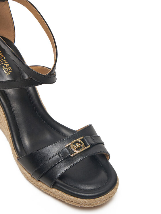 MICHAEL Michael Kors Еспадрили MICHAEL Michael Kors Mandy Wedge 40R5MAMS2L Черен