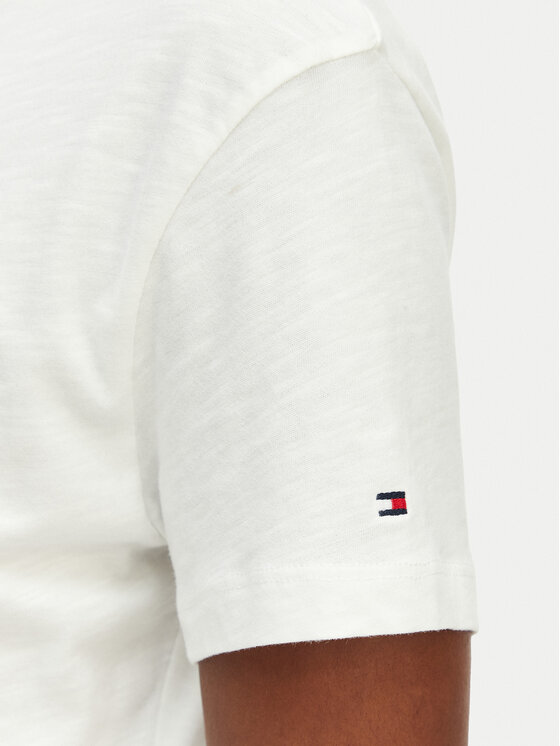 Tommy Hilfiger Tommy Hilfiger Camiseta WW0WW49256 Blanco Relaxed Fit