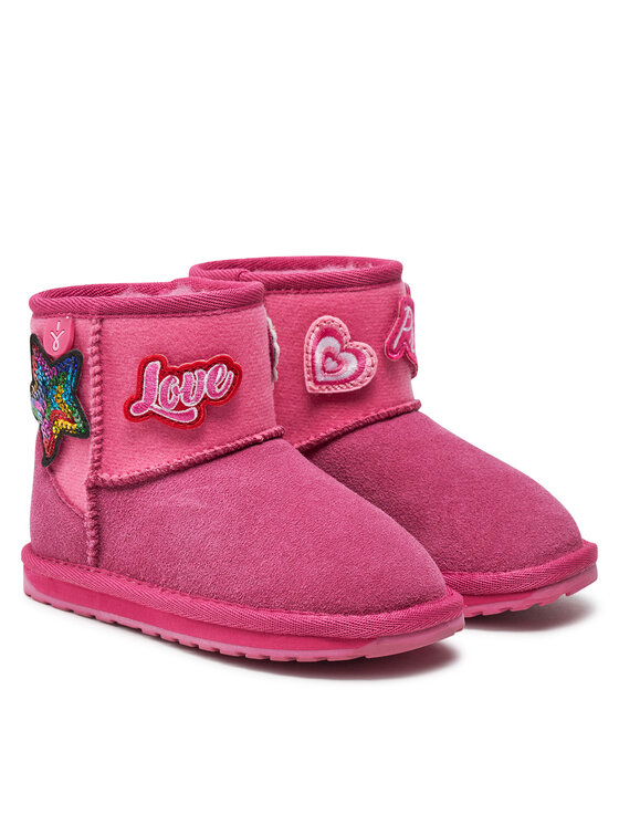 EMU Australia Sniego batai EMU Australia Wallaby Mini Play K12748 Rožinė