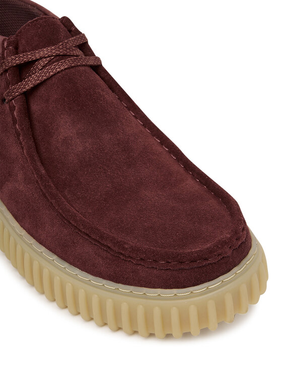 Clarks Черевики Clarks Torhill Hi 26183423 Бордовий