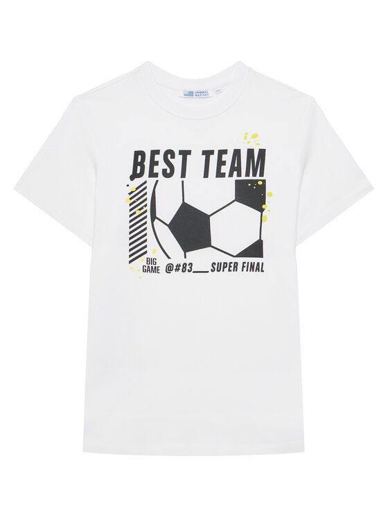 Original Marines Original Marines Camiseta DFP4341YM Blanco Regular Fit