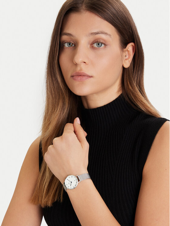Daniel Wellington Годинник Daniel Wellington Petite Roman Numerals DW00100858 Срібний