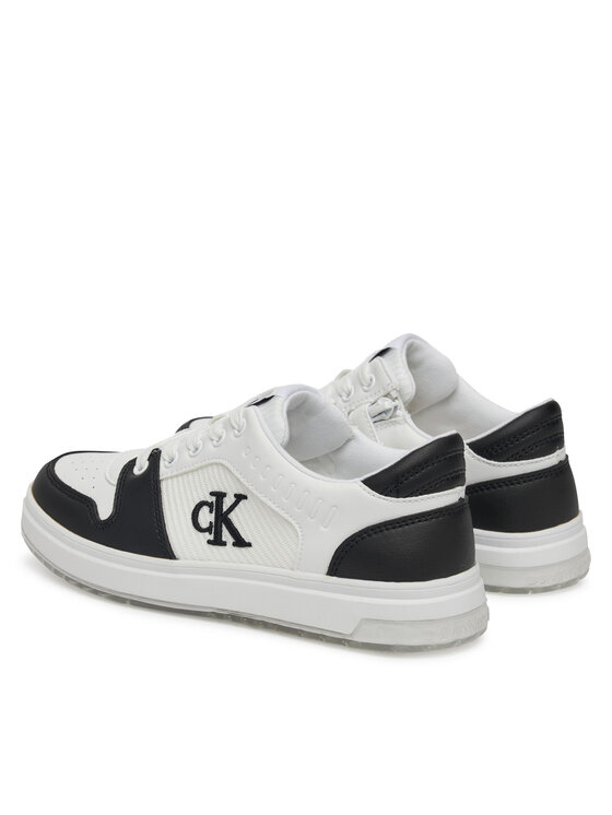 Calvin Klein Jeans Sneakers Calvin Klein Jeans Low Cut Lace-Up Sneaker V3X9-82093-1697 S Alb